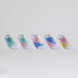 CHAUSSETTES DE SPORT BASSES ARTENGO RS 160 MULTICOLOR LOT DE 5