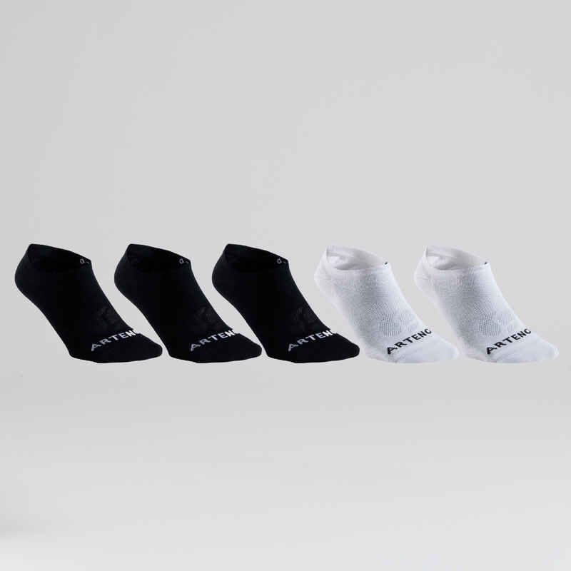 Low Sports Socks RS 160 5-Pack - Black/White