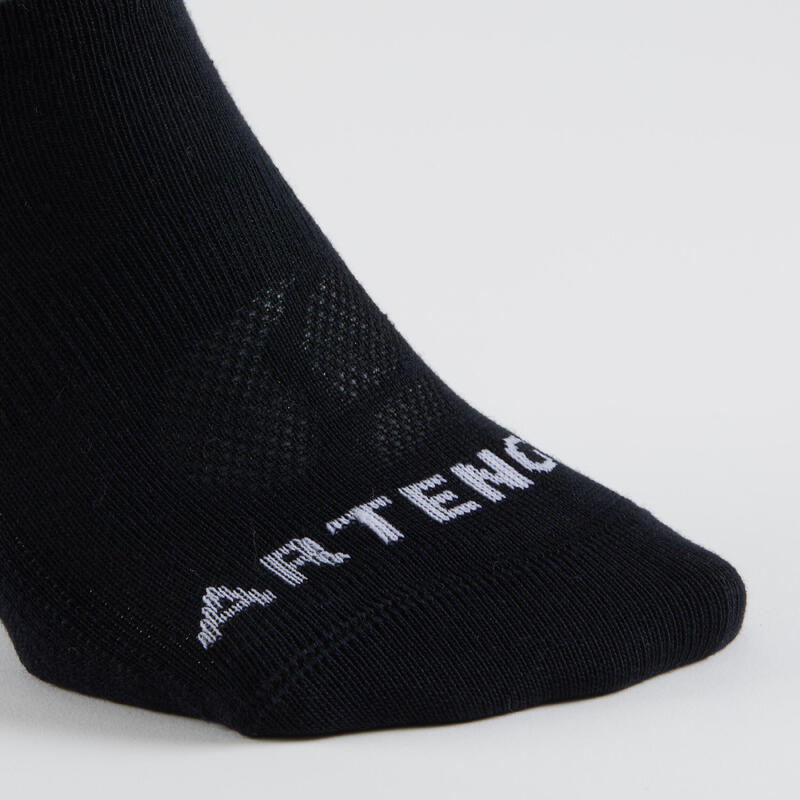 CHAUSSETTES DE SPORT BASSES ARTENGO RS 160 NOIR BLANC LOT DE 5