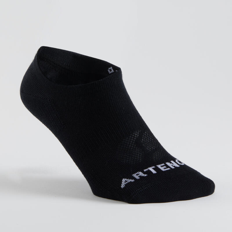 Nízké tenisové ponožky RS160 bílo-černé 5 párů