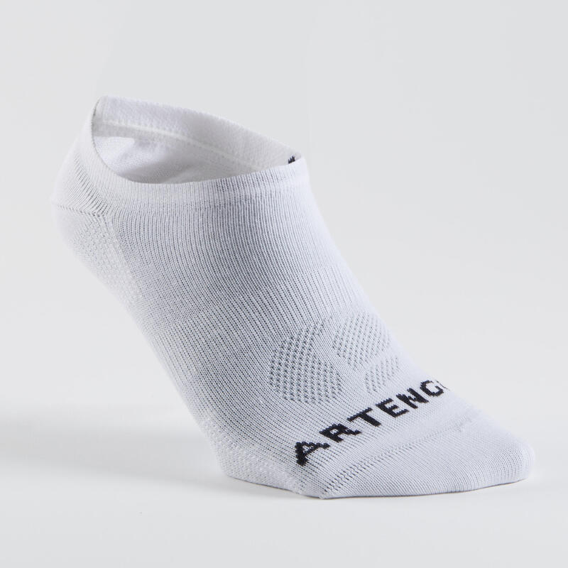 Nízké tenisové ponožky RS160 bílo-šedé 5 párů