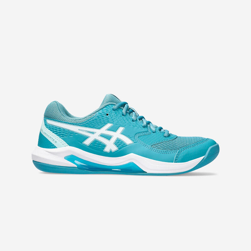 ASICS Zapatillas de Voleibol para Mujer, Blanco/Plateado/Blanco