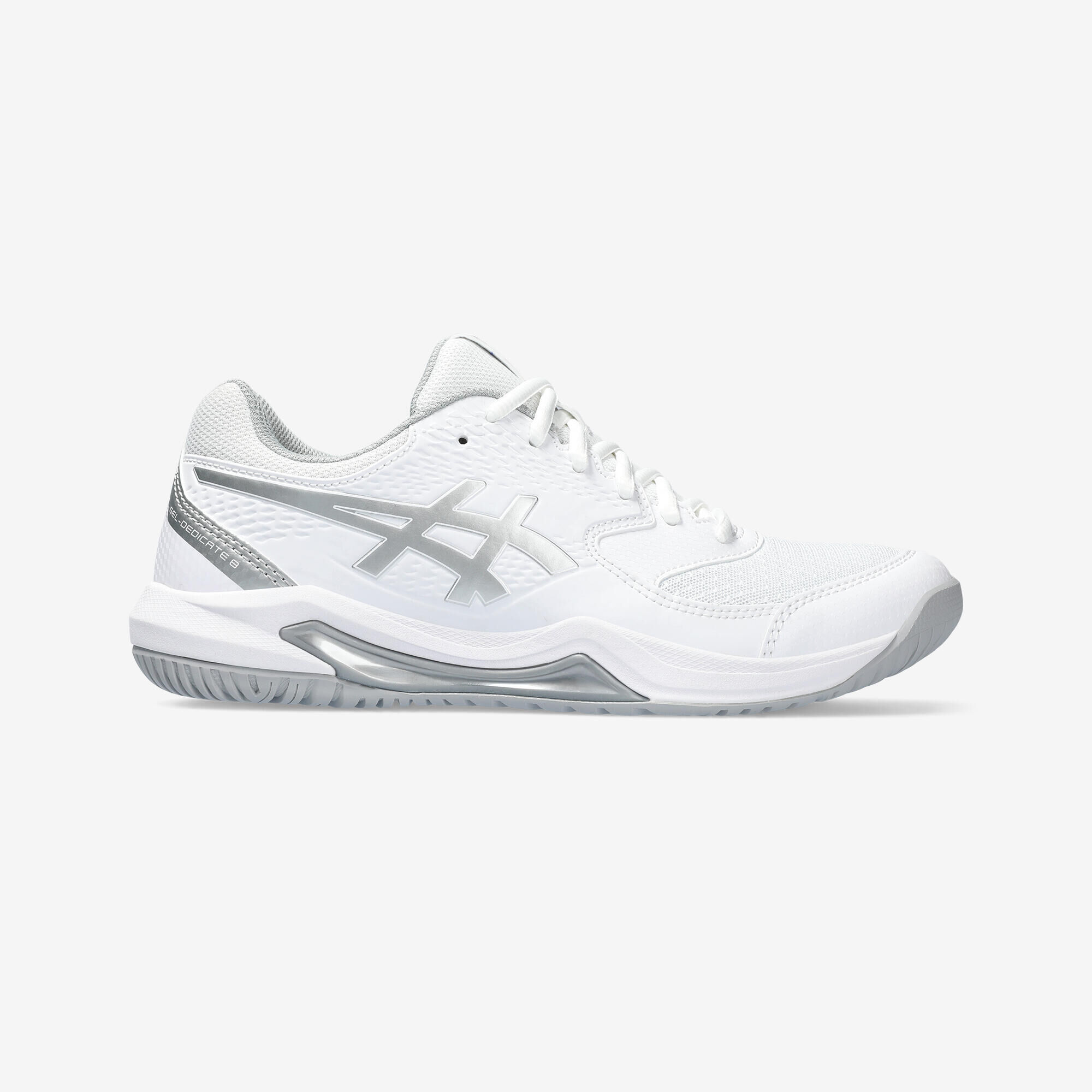 ASICS Women's Multicourt Tennis Shoes Gel Dedicate 8 - White/Silver