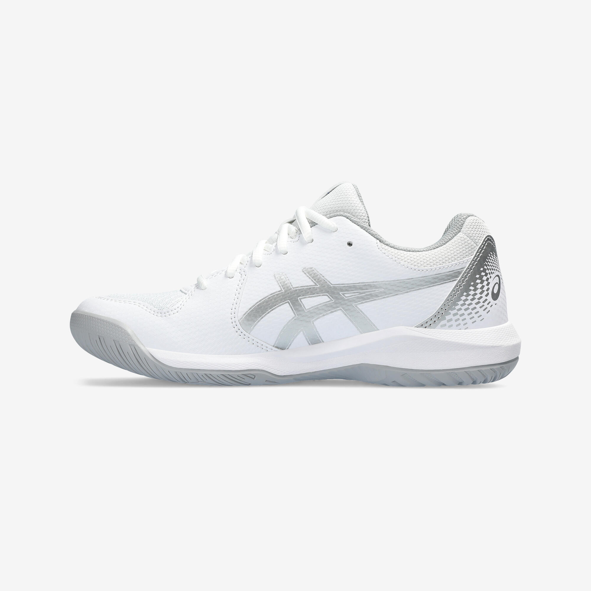 Scarpe da tennis multicourt da donna - Gel Dédicate 8 bianco argento