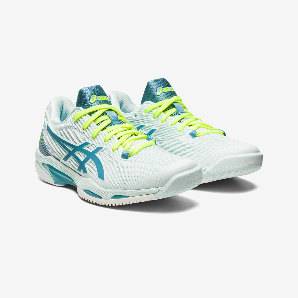 Women's Multicourt Tennis Shoes Solution Speed FF - Green/Turquoise