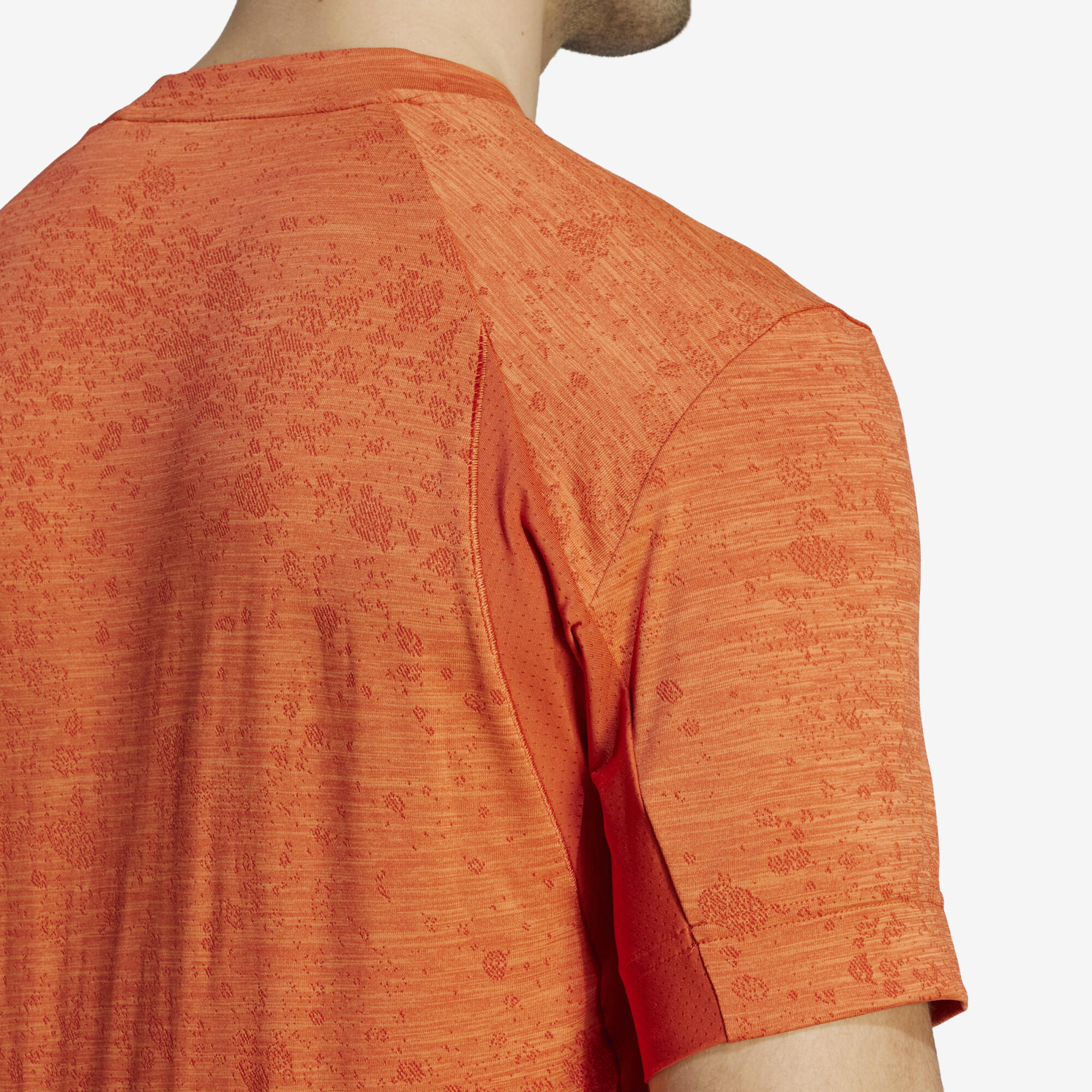 Men's Short-Sleeved Tennis T-Shirt Club - Red 6/7