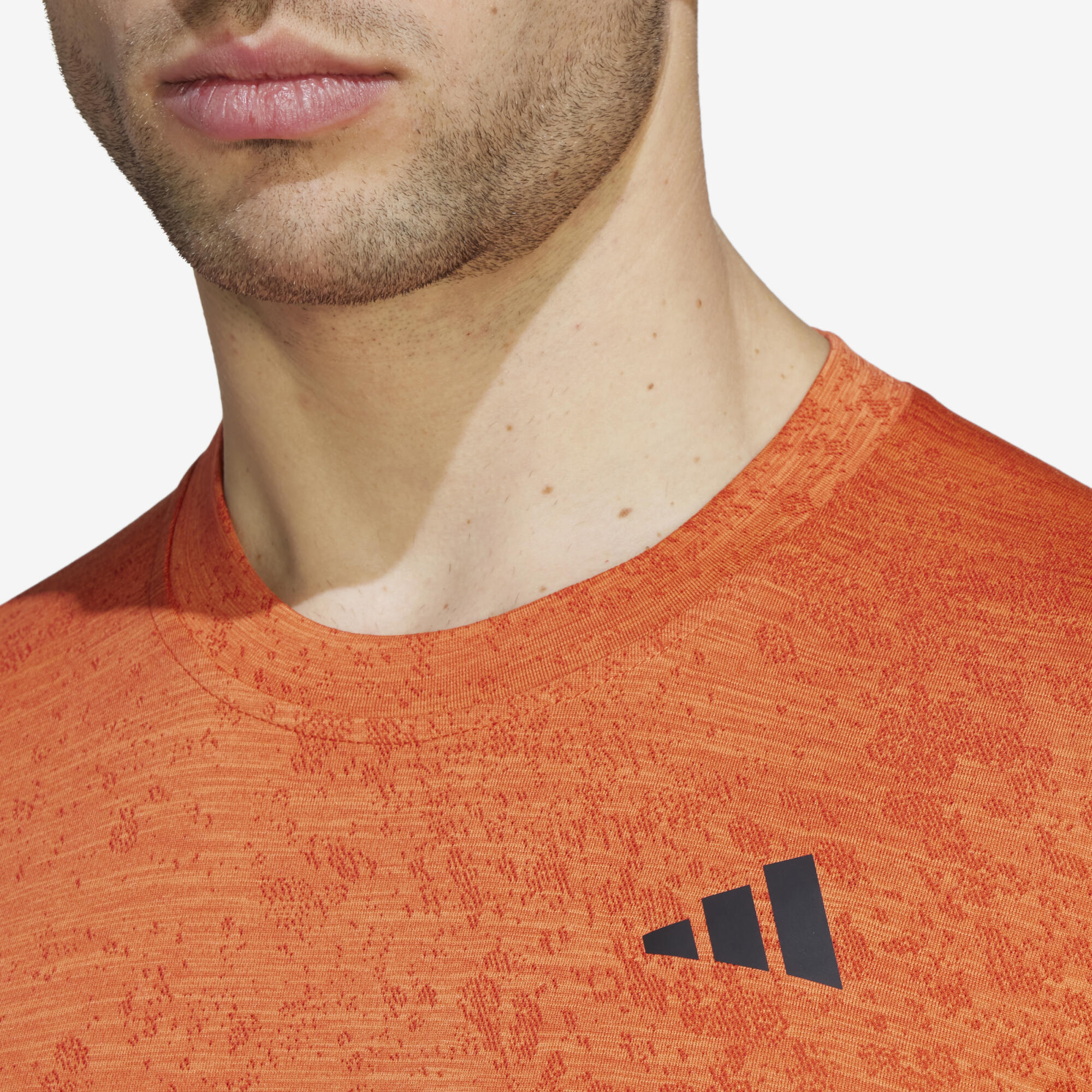 Men's Short-Sleeved Tennis T-Shirt Club - Red 5/7