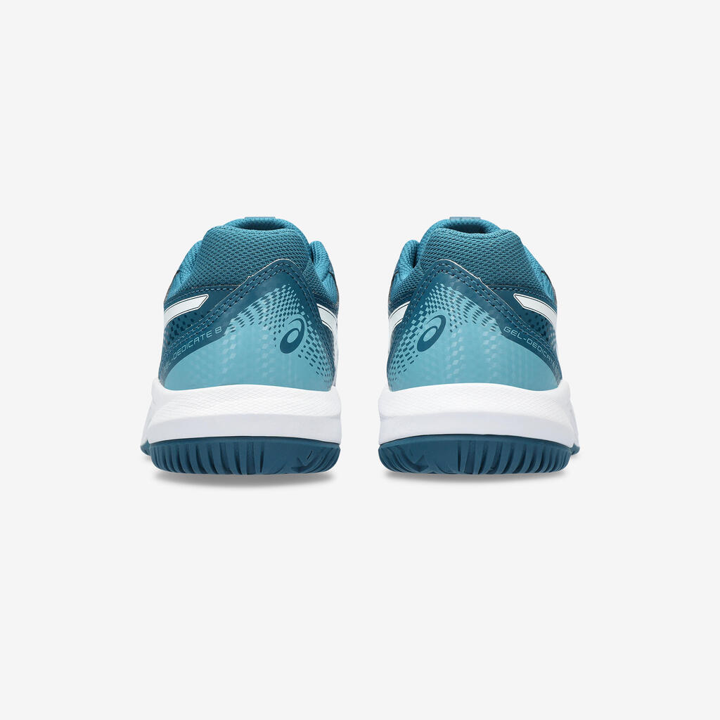 Detská tenisová obuv Gel Dedicate 8 GS na rôzne povrchy modrá