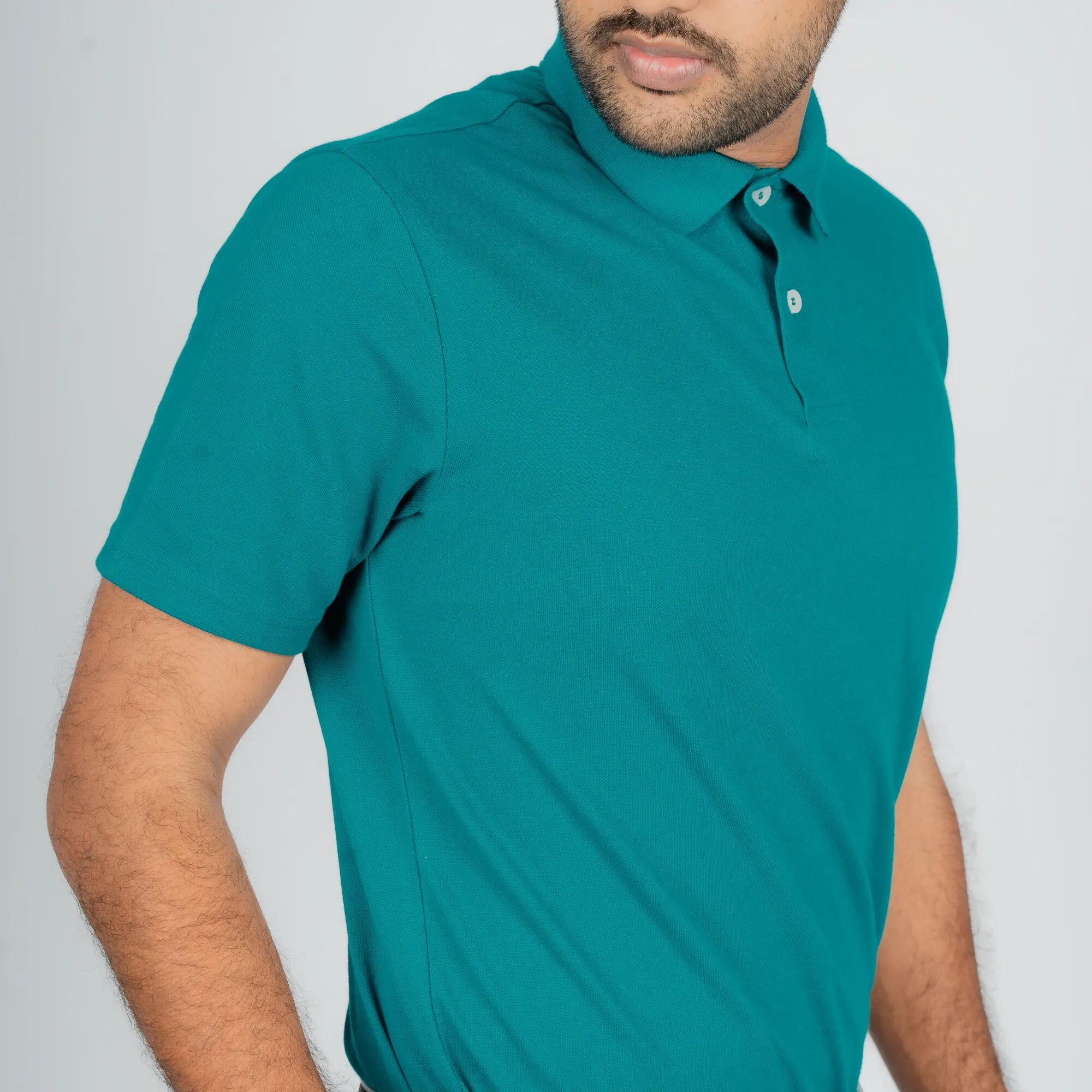 Men's Golf Polo T-shirt Green 4/5