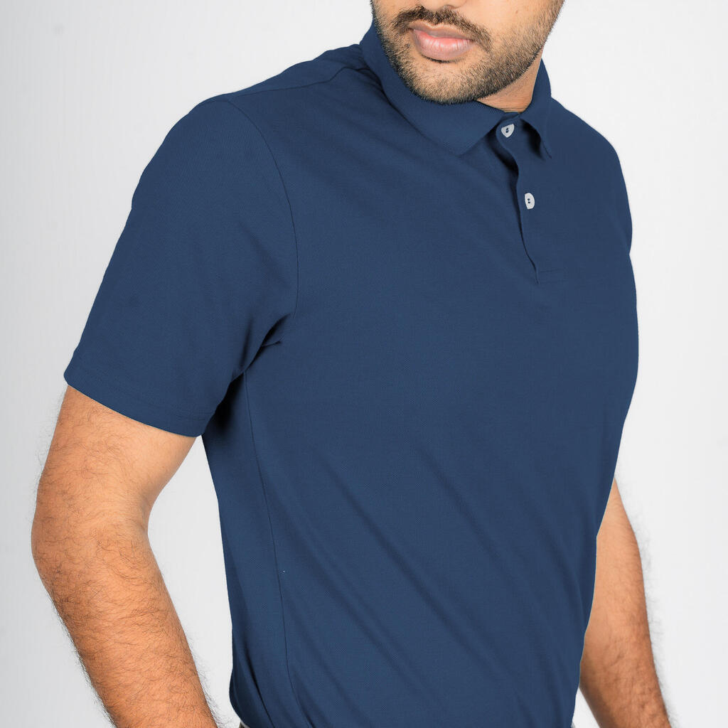 Men's Golf Polo T-shirt Dark Blue