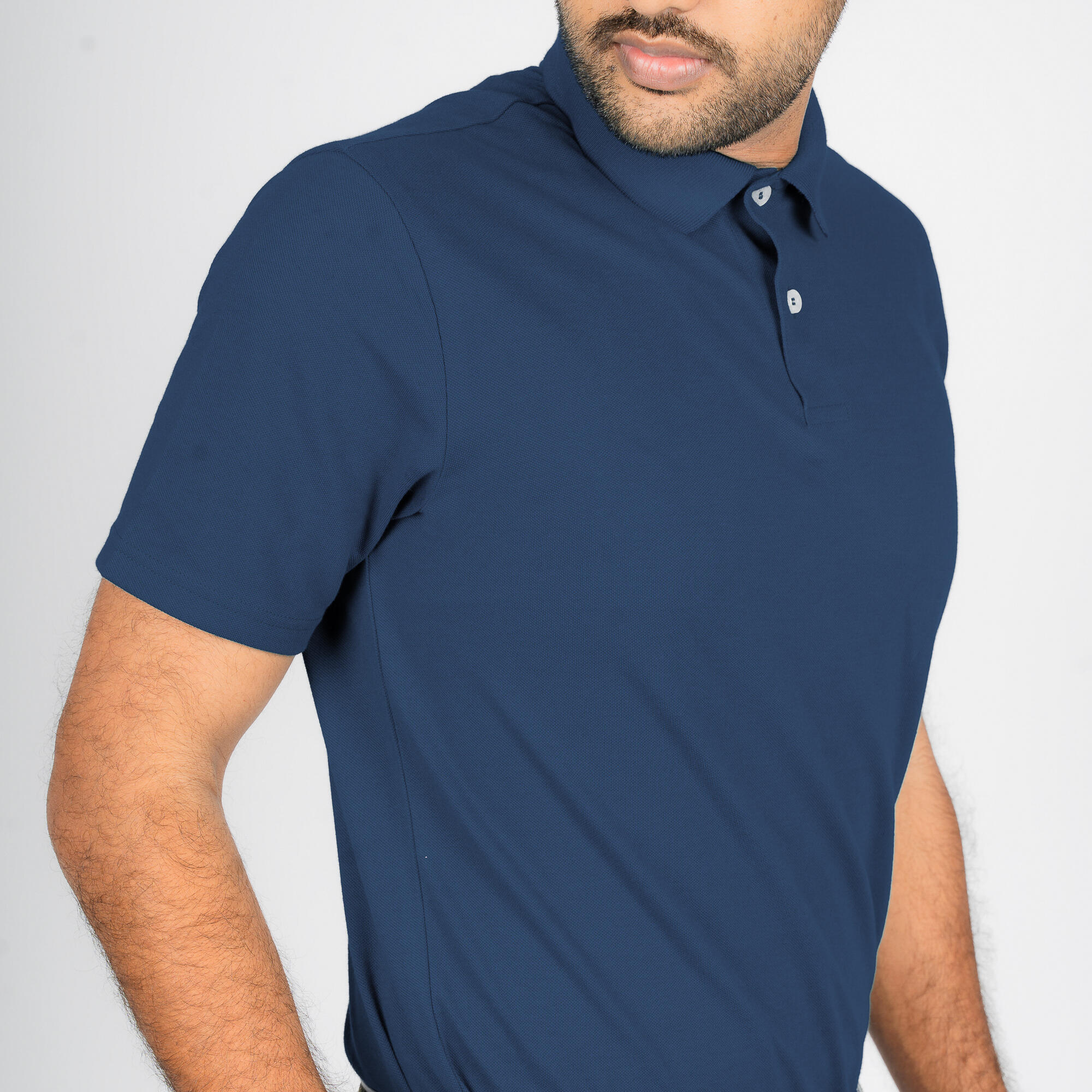 Men's Golf Polo T-shirt Dark Blue 4/5