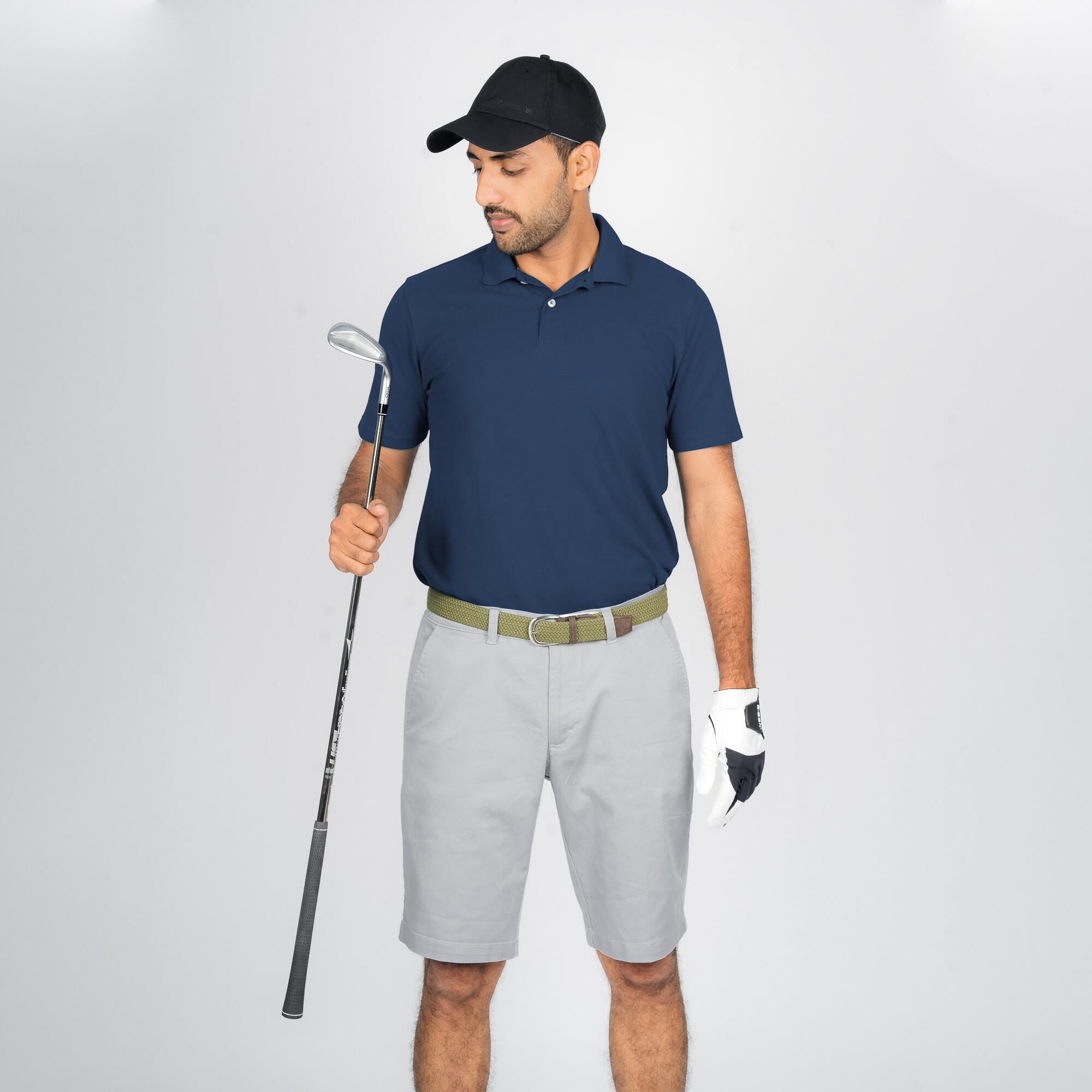 Men's Golf Polo T-shirt Dark Blue 3/5
