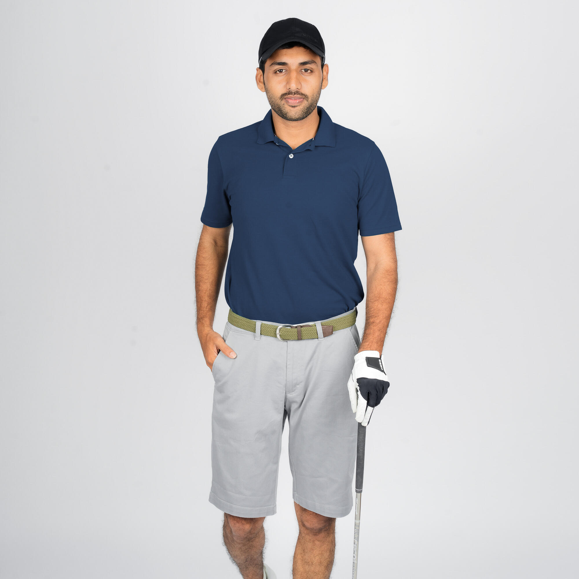 Men's Golf Polo T-shirt Dark Blue 2/5