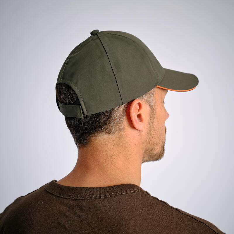 Cappellino caccia 500 impermeabile verde