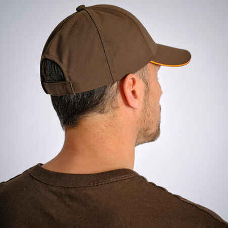 Waterproof Country Sport Cap 500 - Brown