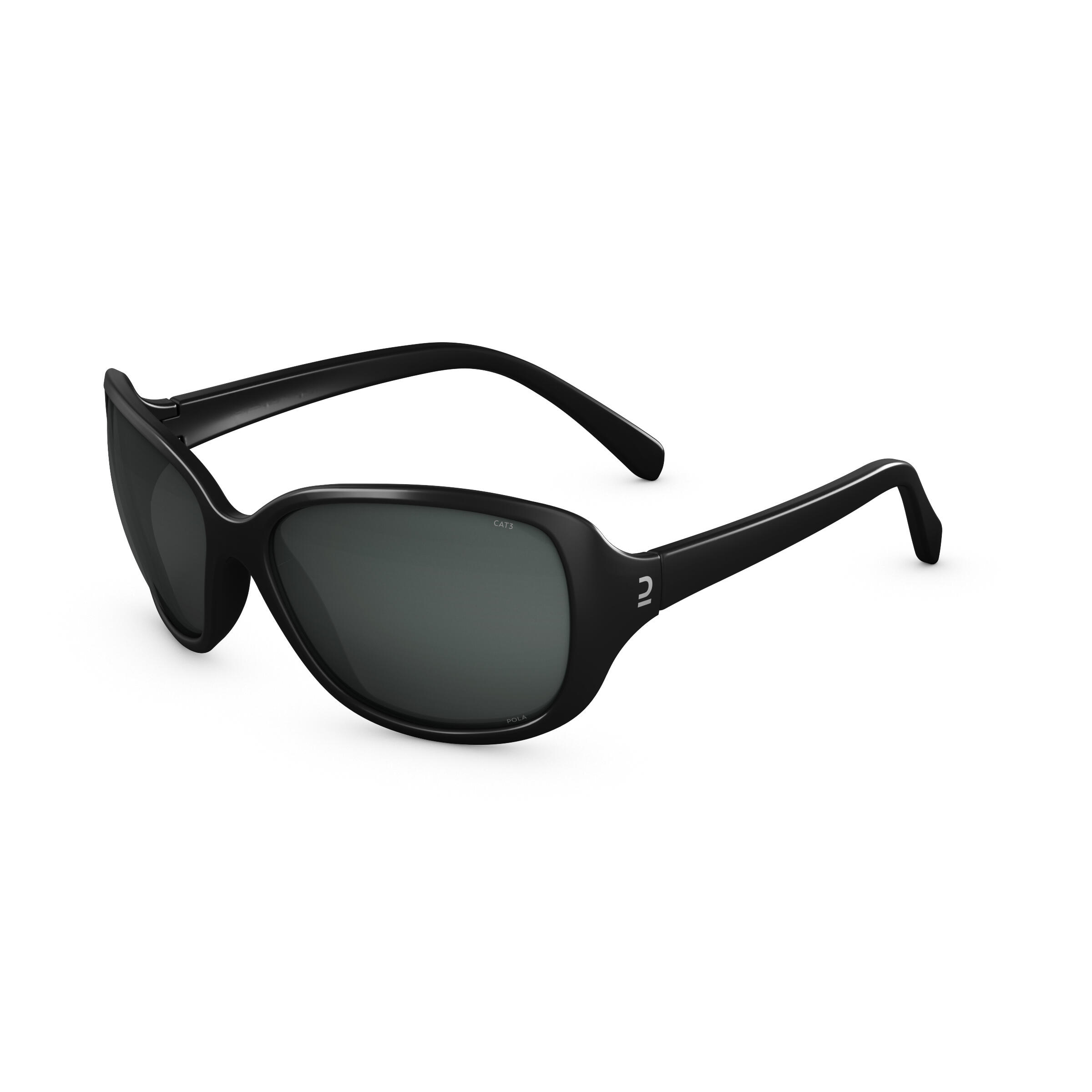 Ochelari De Soare Polarizanti Drumetie Mh530w Categoria 3 Negru Dama