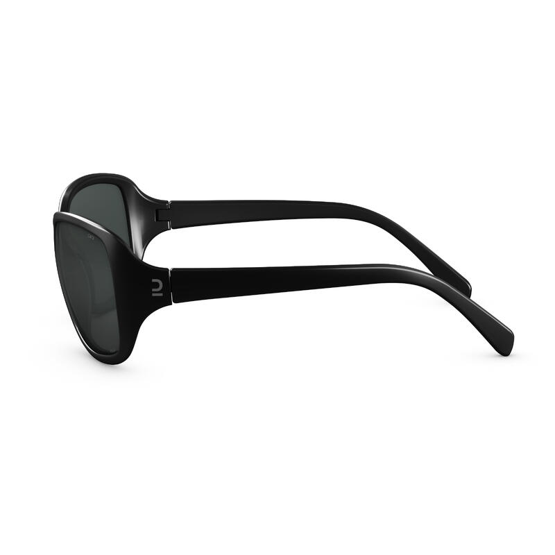 Sonnenbrille Wandern MH530 Kategorie 3 polarisierend Damen schwarz