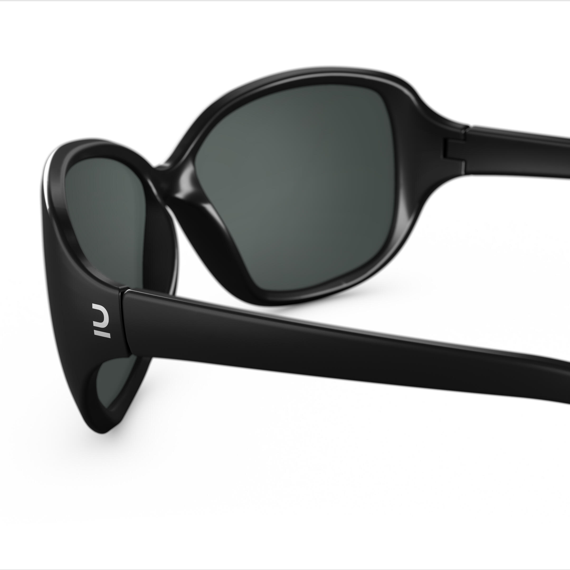 MH530 Hiking Polorized Sunglasses Women black Quechua Decathlon