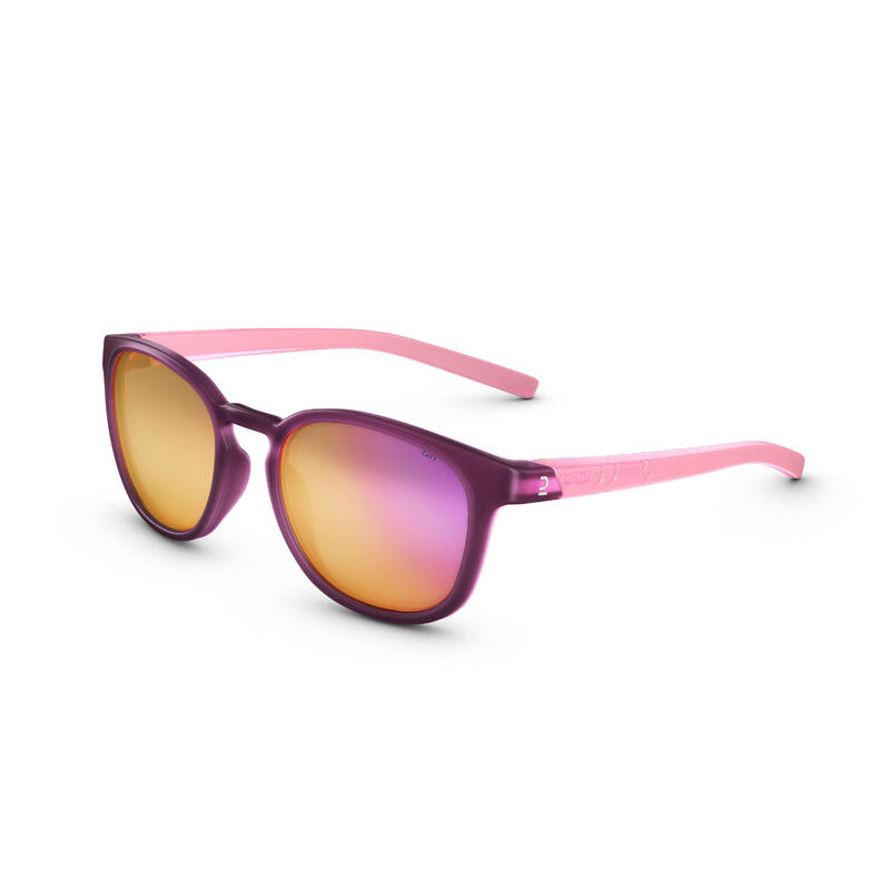 Occhiali montagna donna MH160 categoria 3 bordeaux e rosa