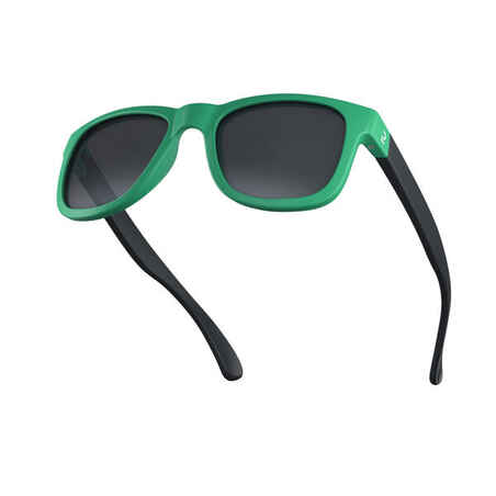 Sonnenbrille Kinder 4-8 Jahre Kat. 3 Bergwandern - MH K140 grau/grün