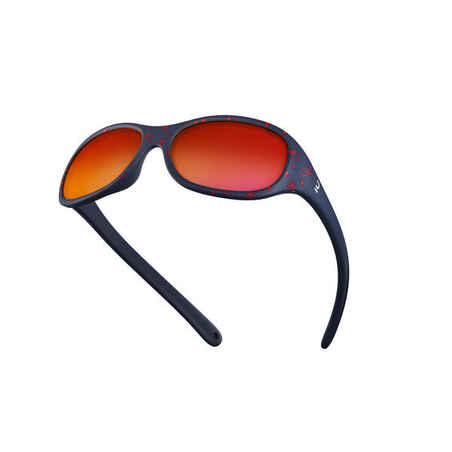 Kids' Hiking Sunglasses MH K120 Age 2-4 Years Category 4 - blue red