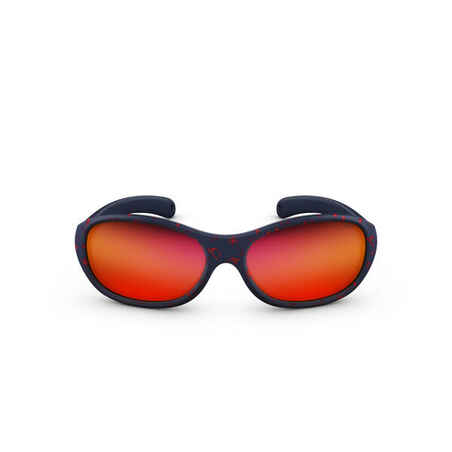 Kids' Hiking Sunglasses MH K120 Age 2-4 Years Category 4 - blue red