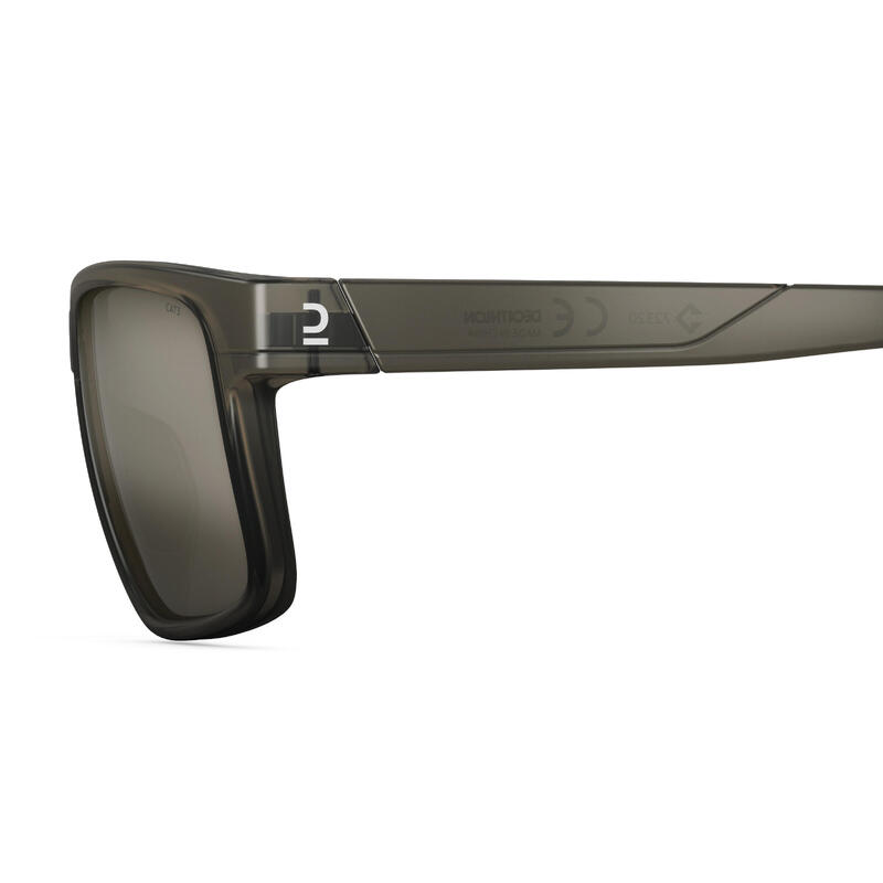Sonnenbrille Erwachsene Kategorie 3 Wandern - MH530 schwarz/silber