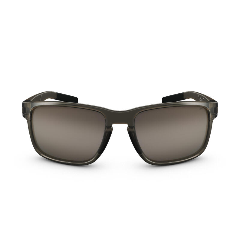 Sonnenbrille Erwachsene Kategorie 3 Wandern - MH530 schwarz/silber