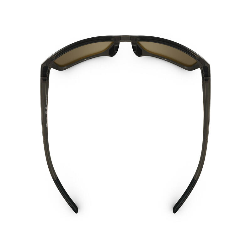 Sonnenbrille Erwachsene Kategorie 3 Wandern - MH530 schwarz/silber