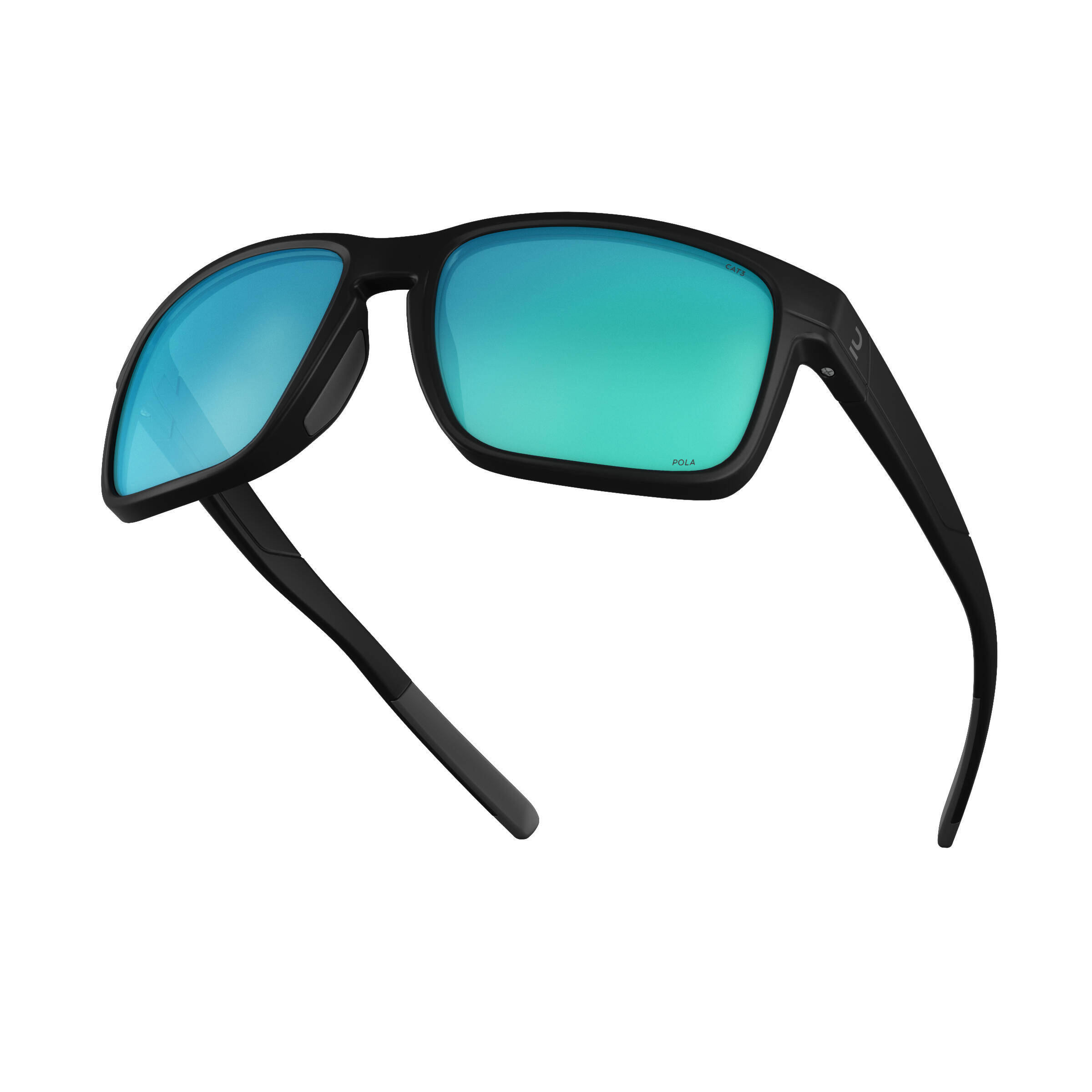 MH530 Anti UV Cat 3 Polarized Sunglasses for Adult Hiking, Black Blue -  4