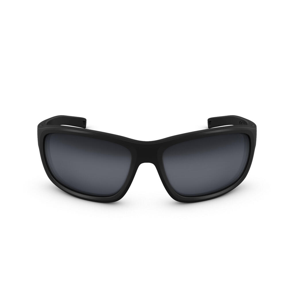 Gafas de sol categoría 3 de senderismo para Adulto Quechua MH500 negro