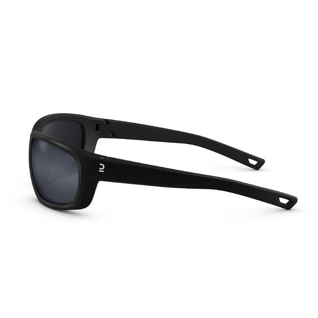 QUECHUA Adults' Hiking Sunglasses MH500, Category 3, Black