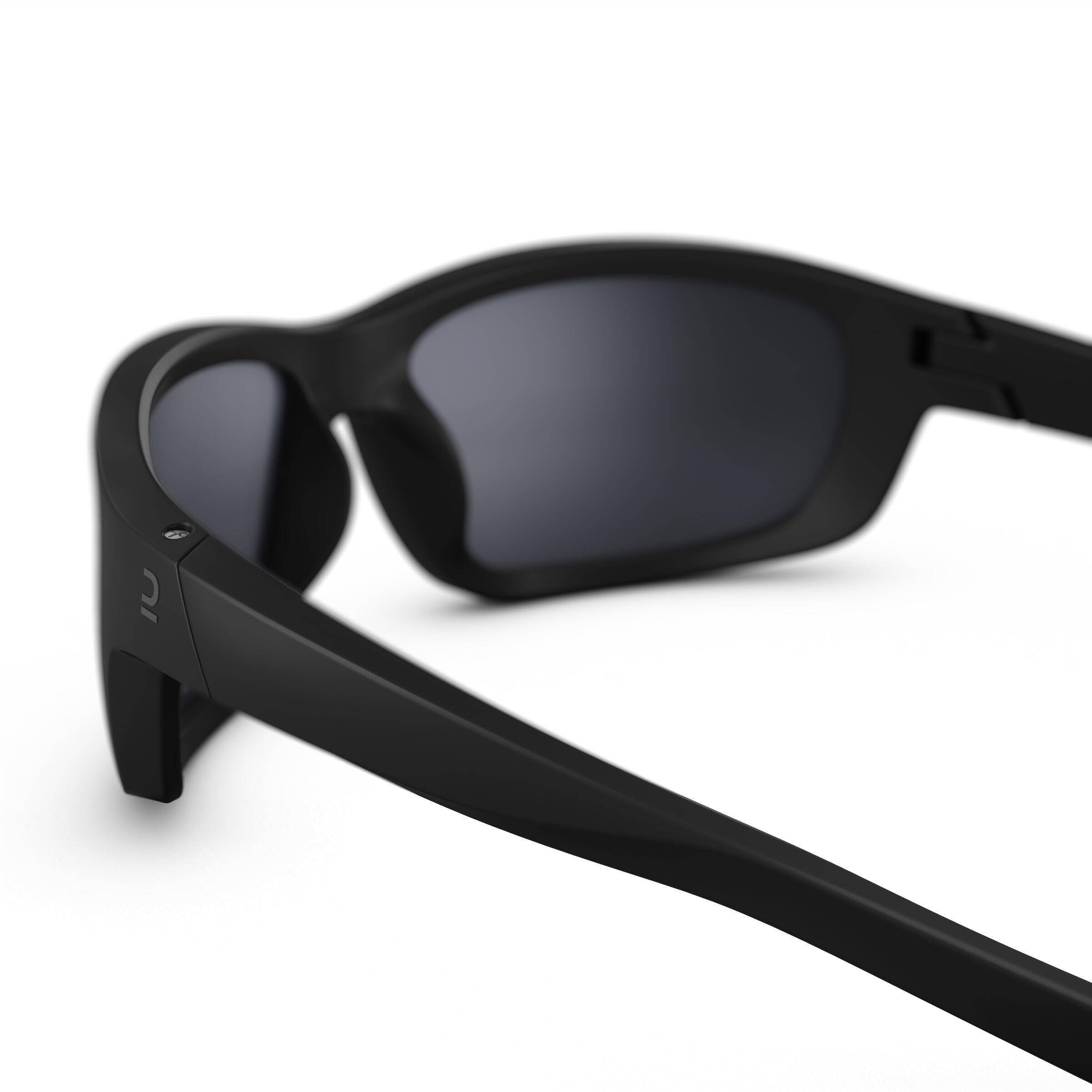 Anti UV Cat 3 Impact Resistant Sunglasses for Hiking, MH500 - Black -  5