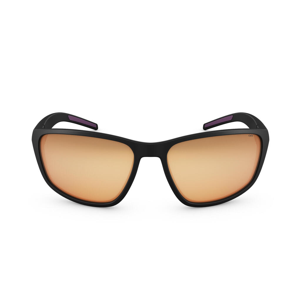 Sonnenbrille Wandern MH550W Erwachsene Damen Kategorie 3 schwarz
