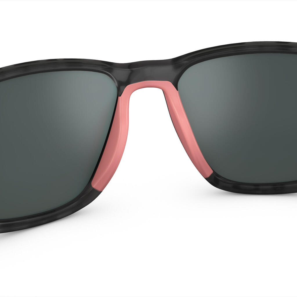 Sonnenbrille Bergwandern MH550 polarisierend Damen Kategorie 3 pink