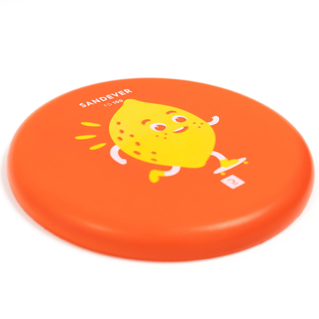Mäkký lietajúci tanier pre deti Red lemon