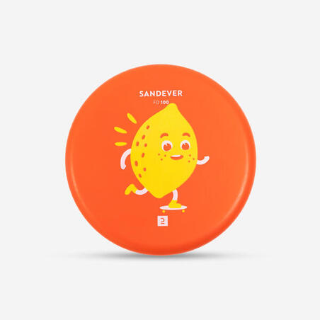 Röd citron mjuk frisbee för barn. 