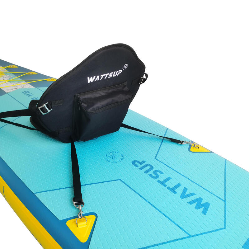 PACK (PLANCHE, POMPE, PAGAIE) STAND UP PADDLE GONFLABLE WATTSUP SILV 11'6 COMBO