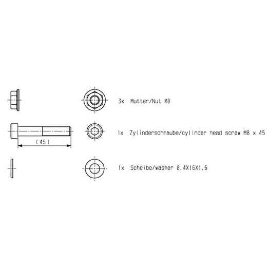 
      Komplet vijaka za motor Cmag
  