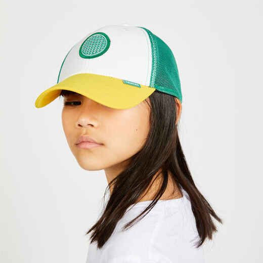 
      Vaikiška buriavimo kepuraitė „500“, balta, žalia
  
