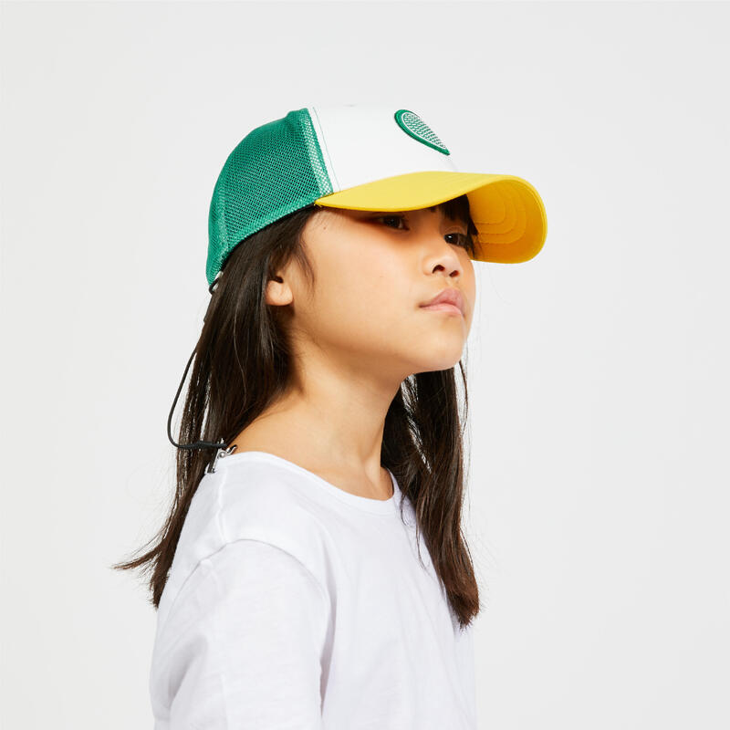 Cappellino vela bambino SAILING 500 bianco-verde