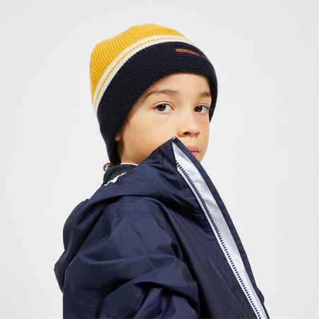 Kids' sailing windbreaker warm hat SAILING 100