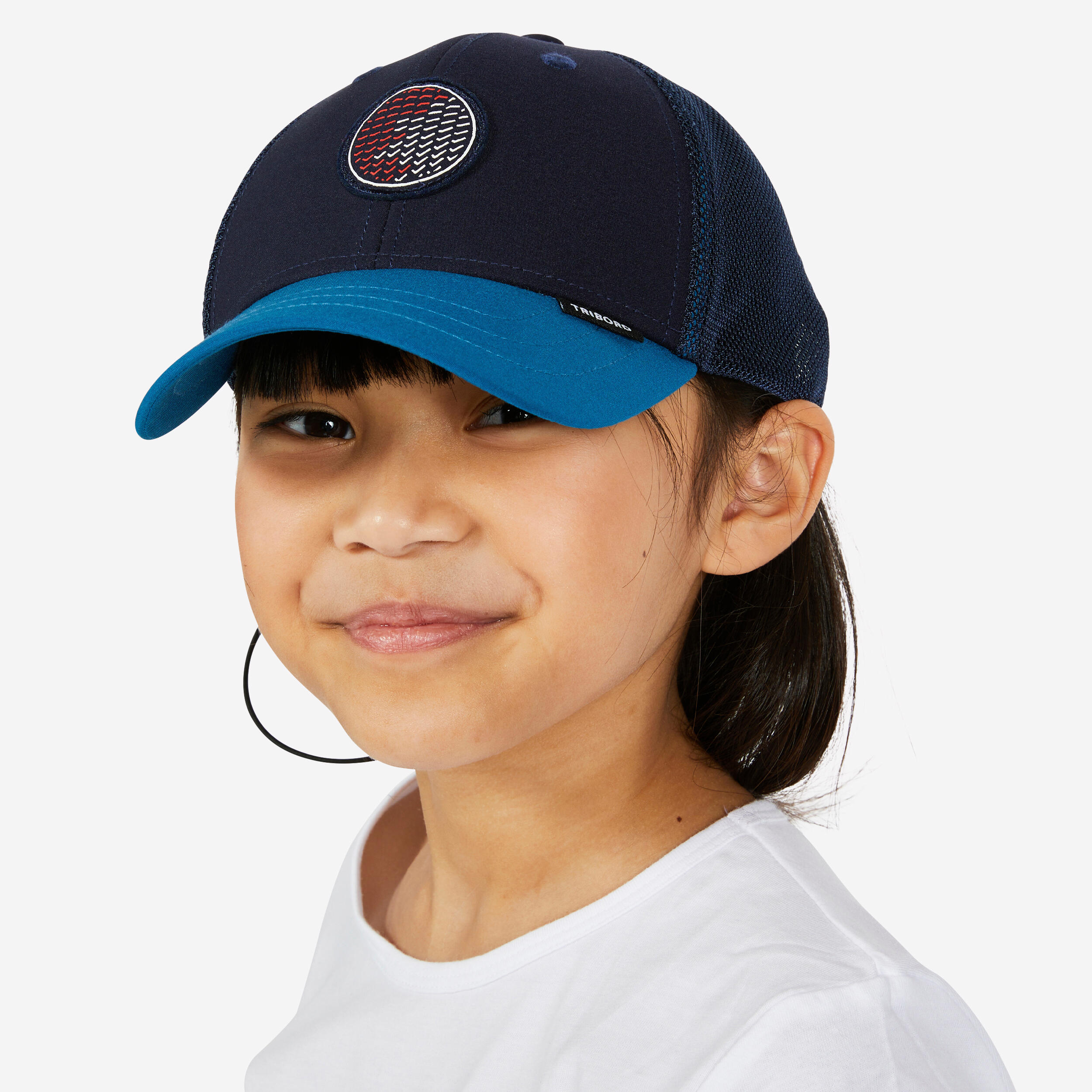 Cappello da vela 500 per bambini blu navy