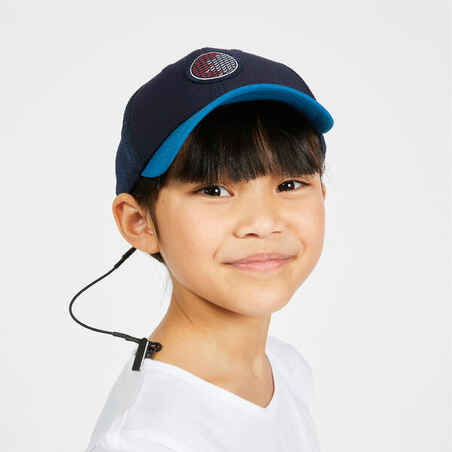 Kids sailing cap Sailing 500 - blue navy blue