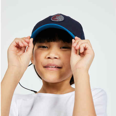 Vaikiška buriavimo kepurė „500“, tamsiai mėlyna, mėlyna