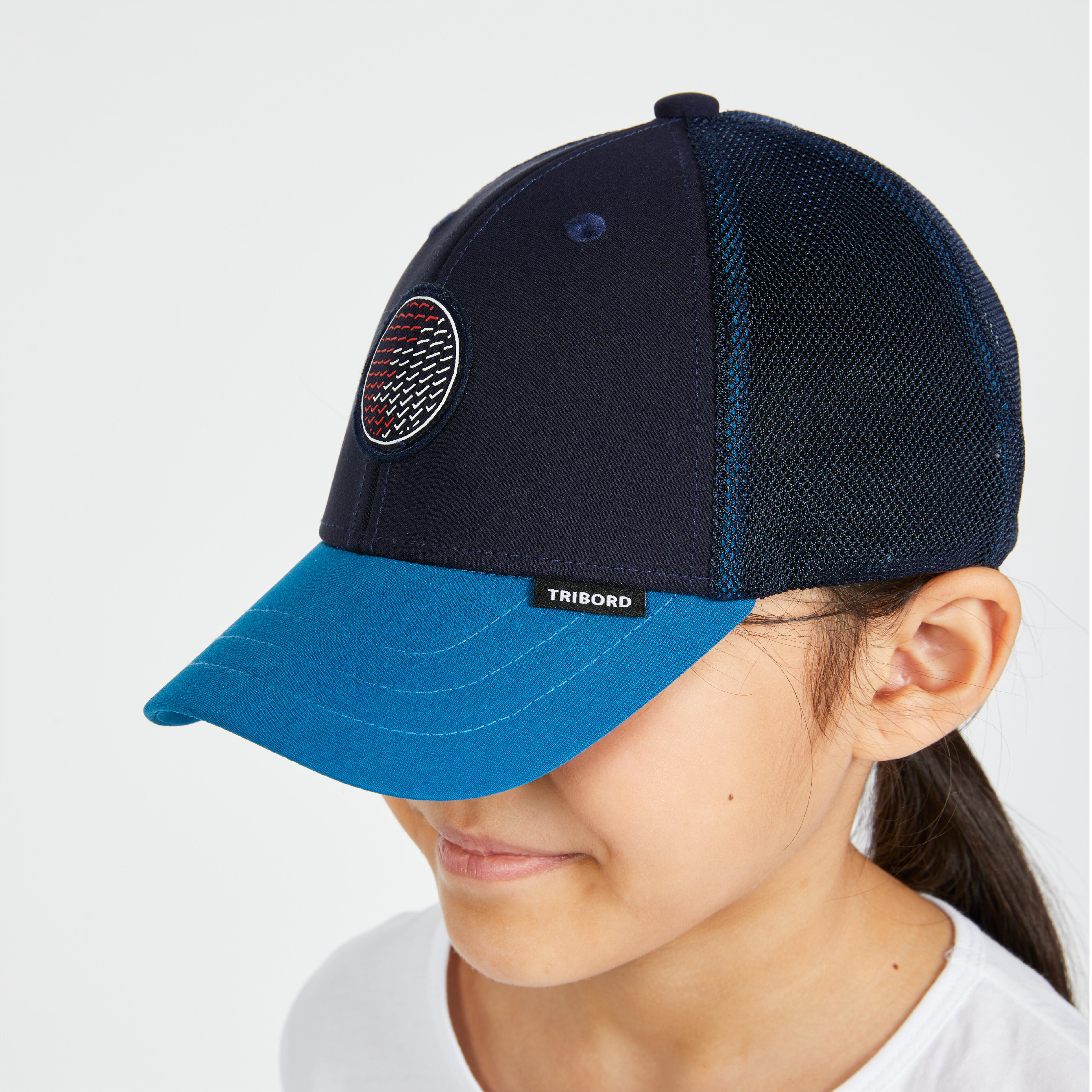 Cappello da vela 500 per bambini blu navy