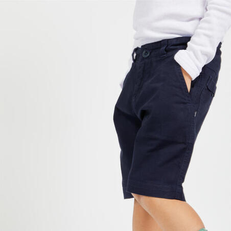 Bermuda short de voile SAILING 100 enfant garçon Bleu foncé