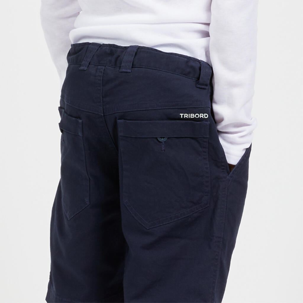 Bermuda short de voile SAILING 100 enfant garçon Bleu