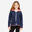 Veste polaire chaude réversible enfant sailing 500 navy rose