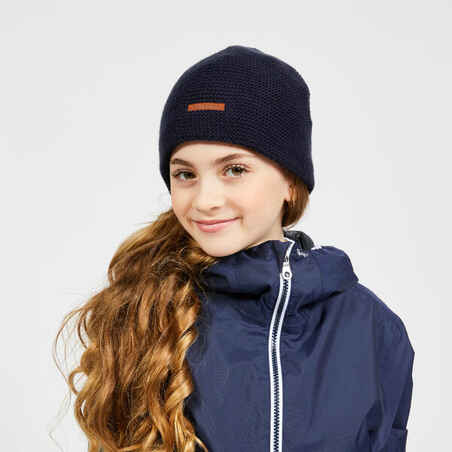 Kid's sailing warm and windproof beanie SAILING 100 - Dark Blue